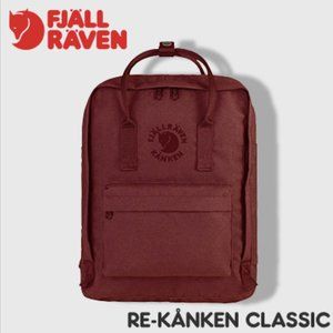 Fjallraven Re-Kanken Backpack ox red # 23458 NWT